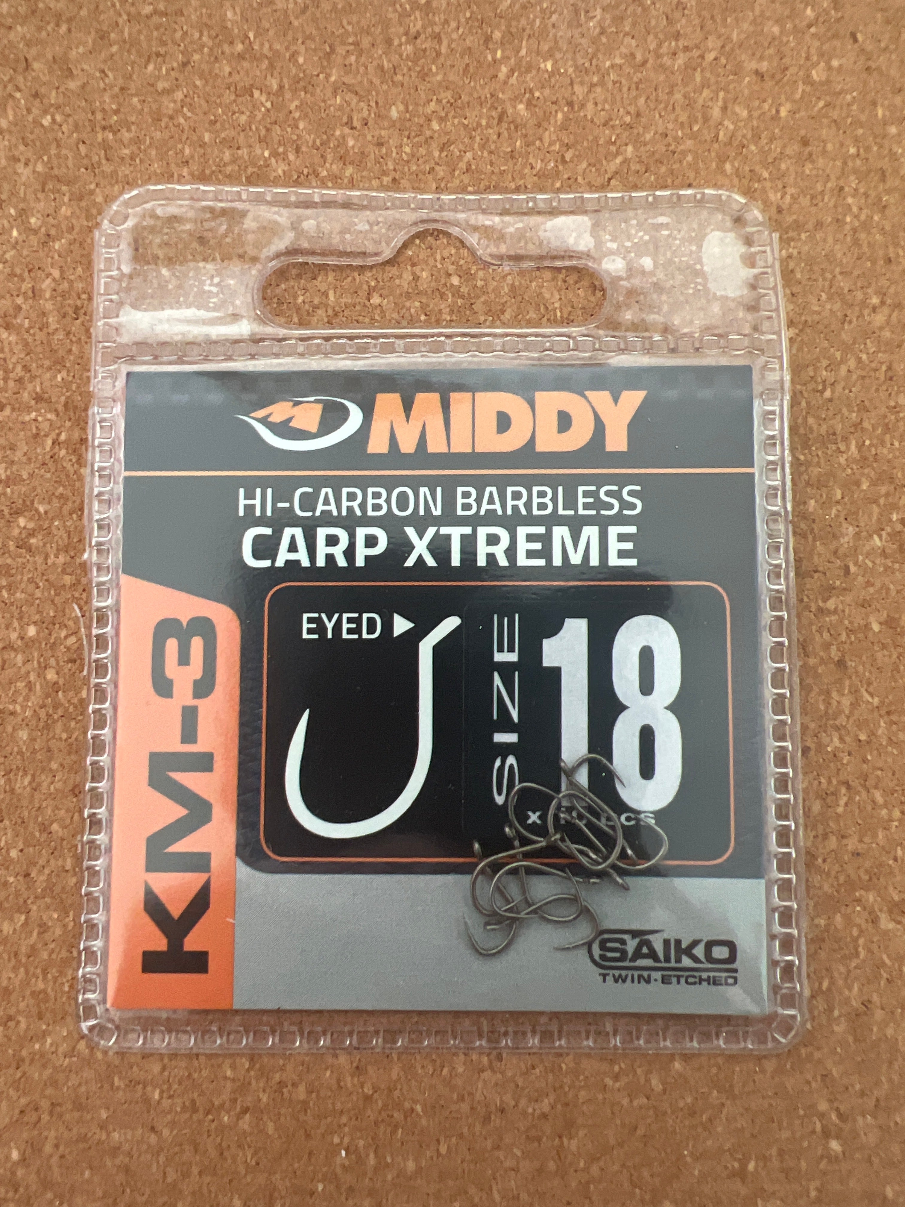 Middy km-3 carp extreme hooks