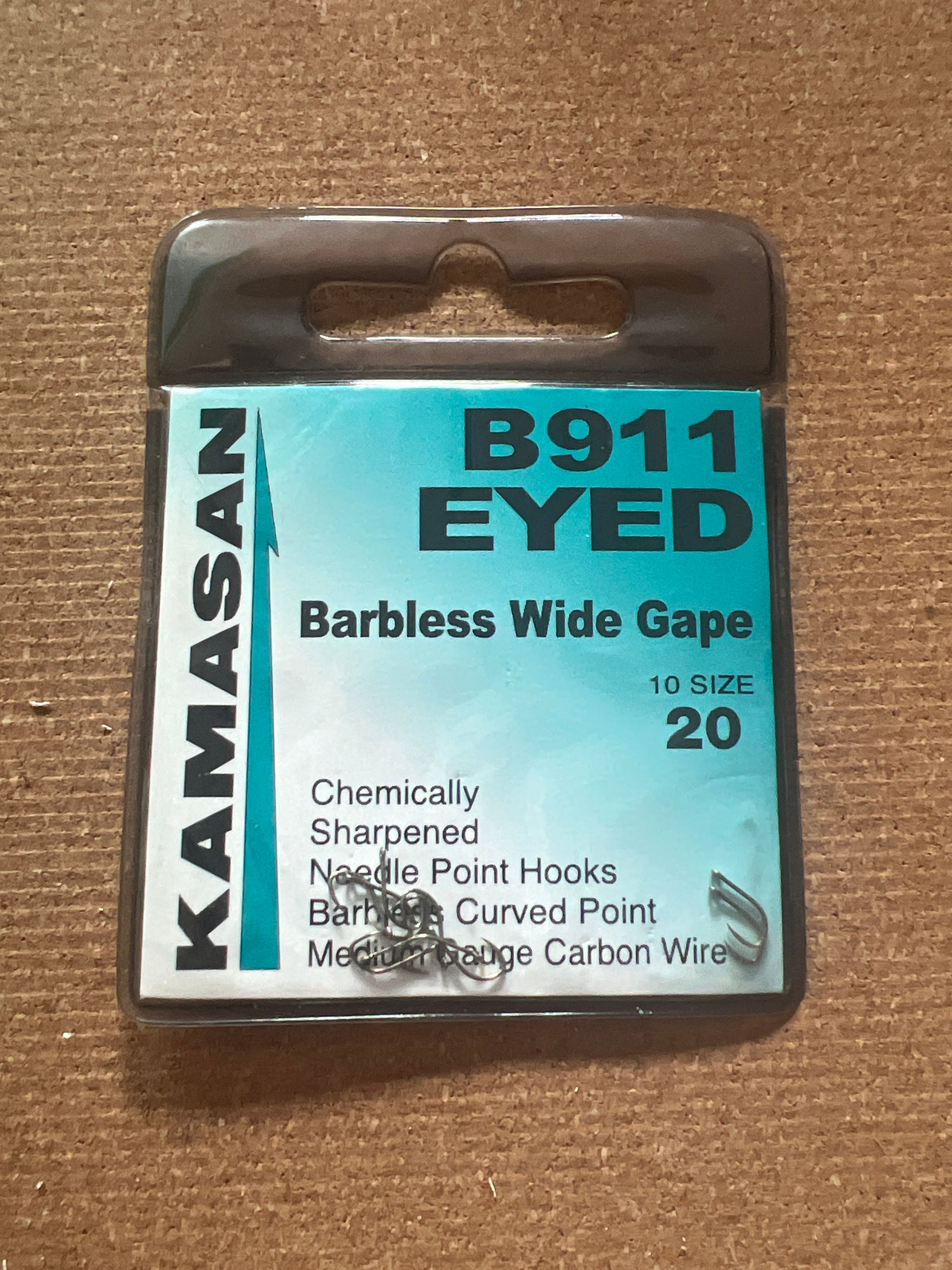 Kamasan b911 barbless hooks
