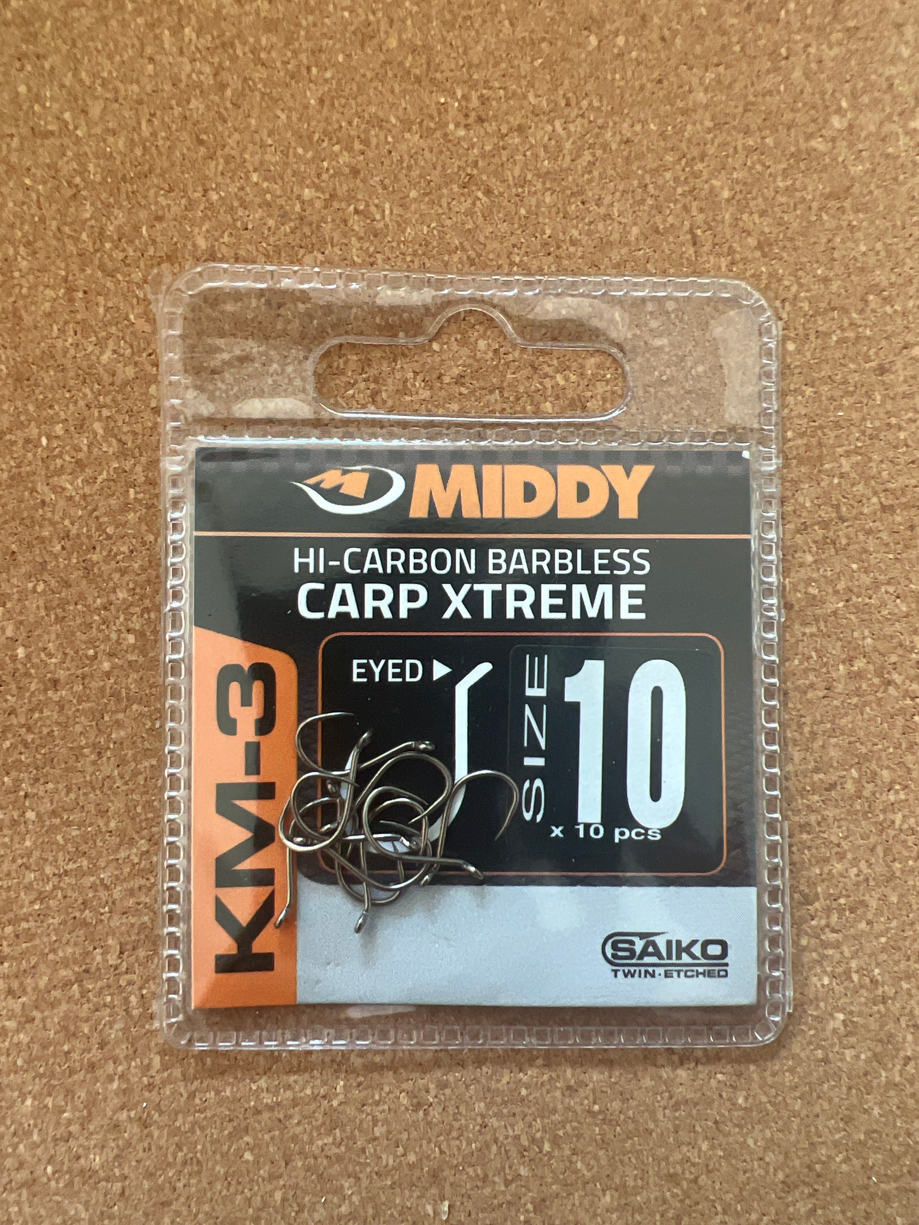 Middy km-3 carp extreme hooks