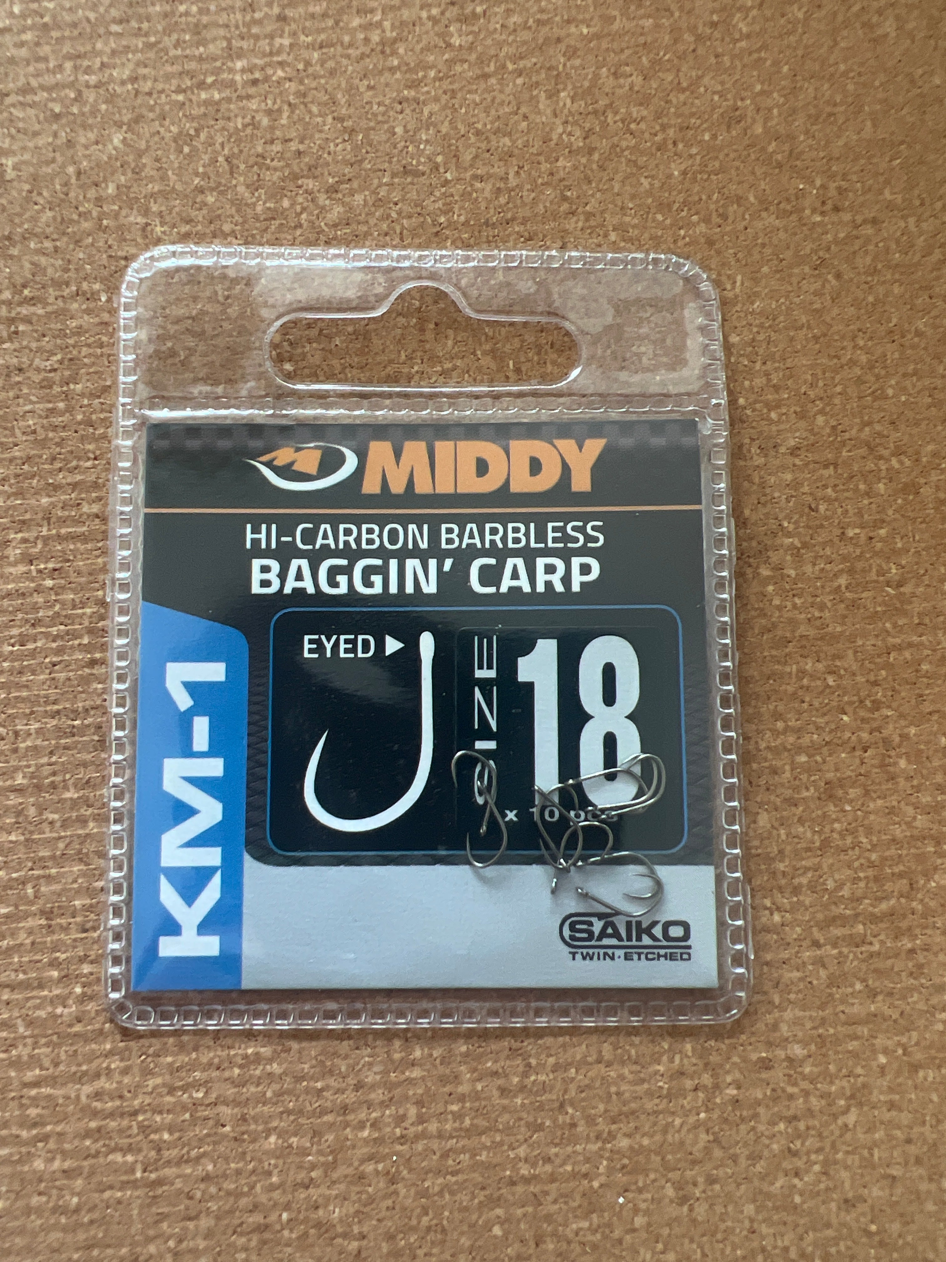 Middy km-1 baggin’ carp hooks